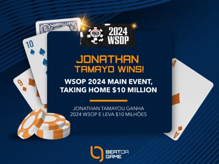 Jonathan Tamayo Vence o Main Event das WSOP 2024 e Leva $10 Milhões